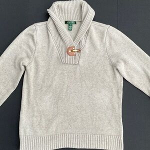 Ralph Lauren gray sweater large